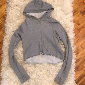 Hollister crop top hoodie size medium